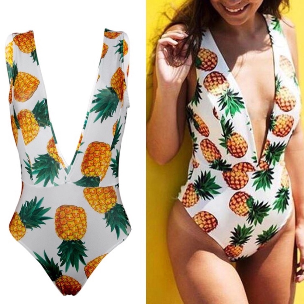 ! Sexy & Flirty Pineapple Princess Swimsuit